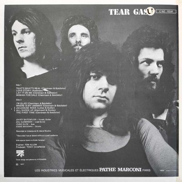 Tear Gas • Tear Gas, LP Regal Zonophone
