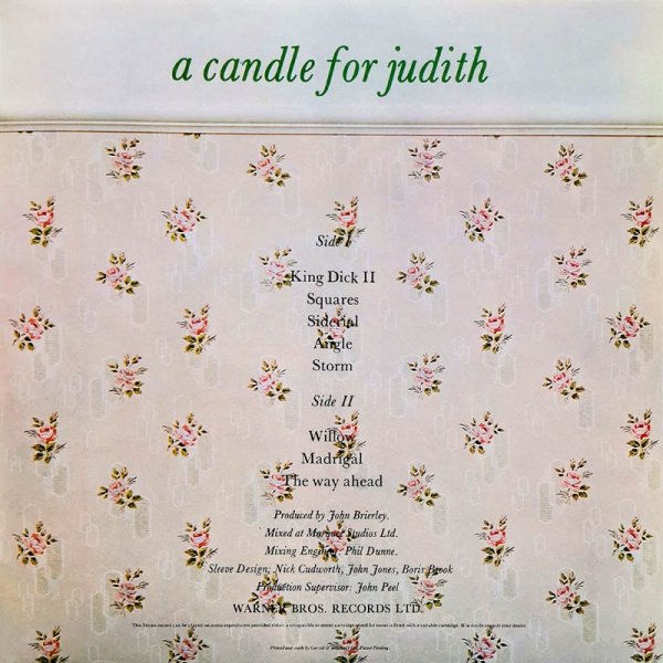 The Way We Live • A Candle For Judith