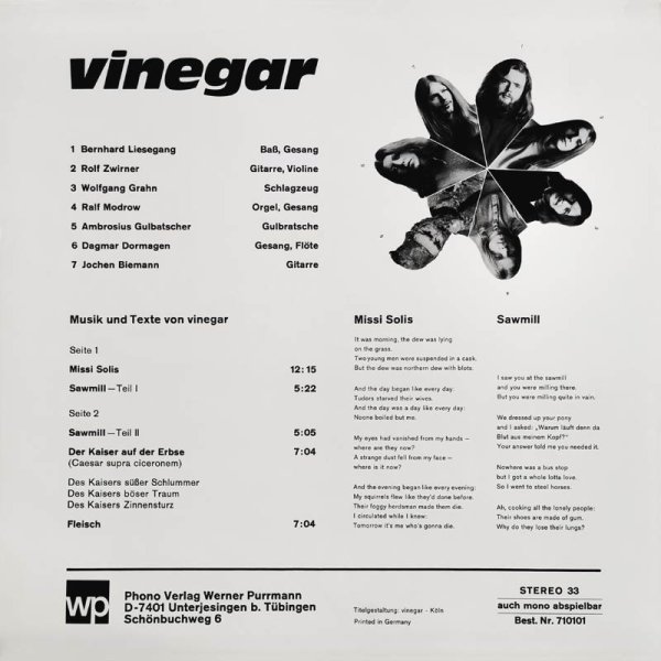 Vinegar • Vinegar LP