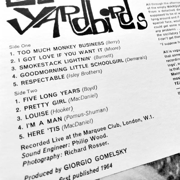 Yardbirds • Five Live Yardbirds