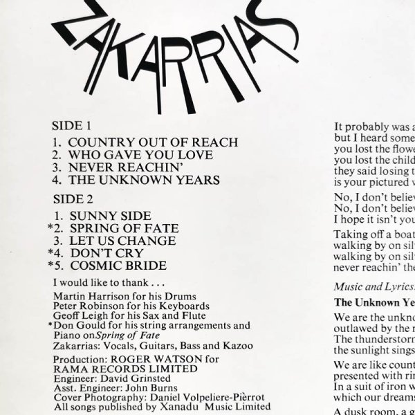 Zakarrias • Zakarrias